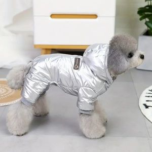 NWT Silver XXL Dog Full-Body Jumpsuit Jacket Coat